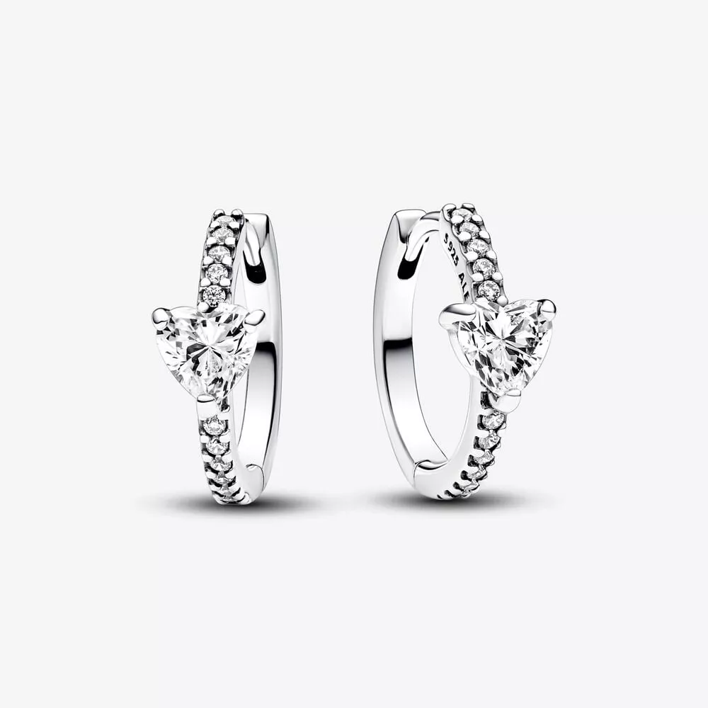 pandora oorringen sprankelend hart 293101c01