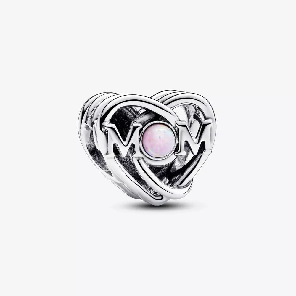pandora opengewerkte mum en hart bedel 793233c01