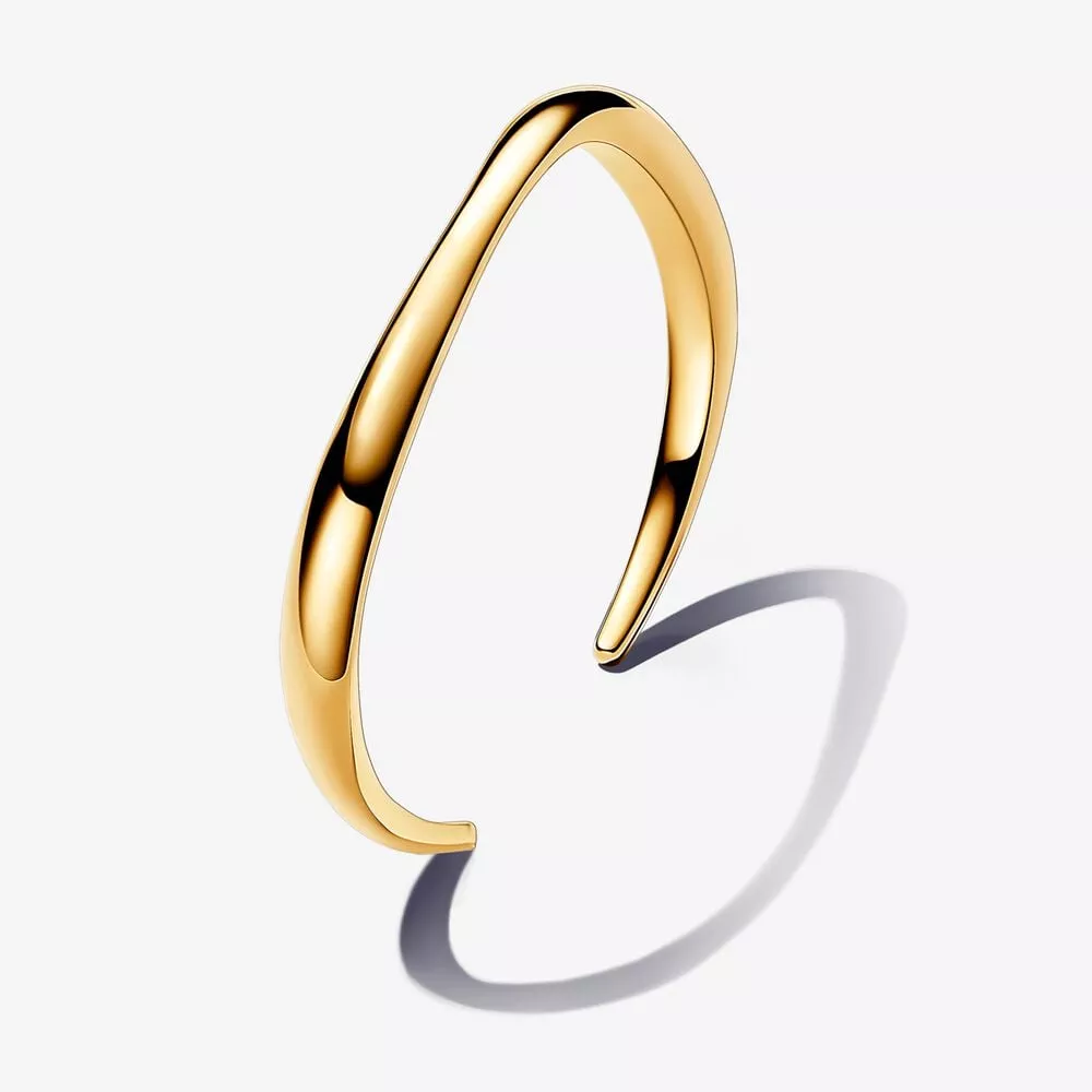pandora organisch gevormde open bangle 563310c00