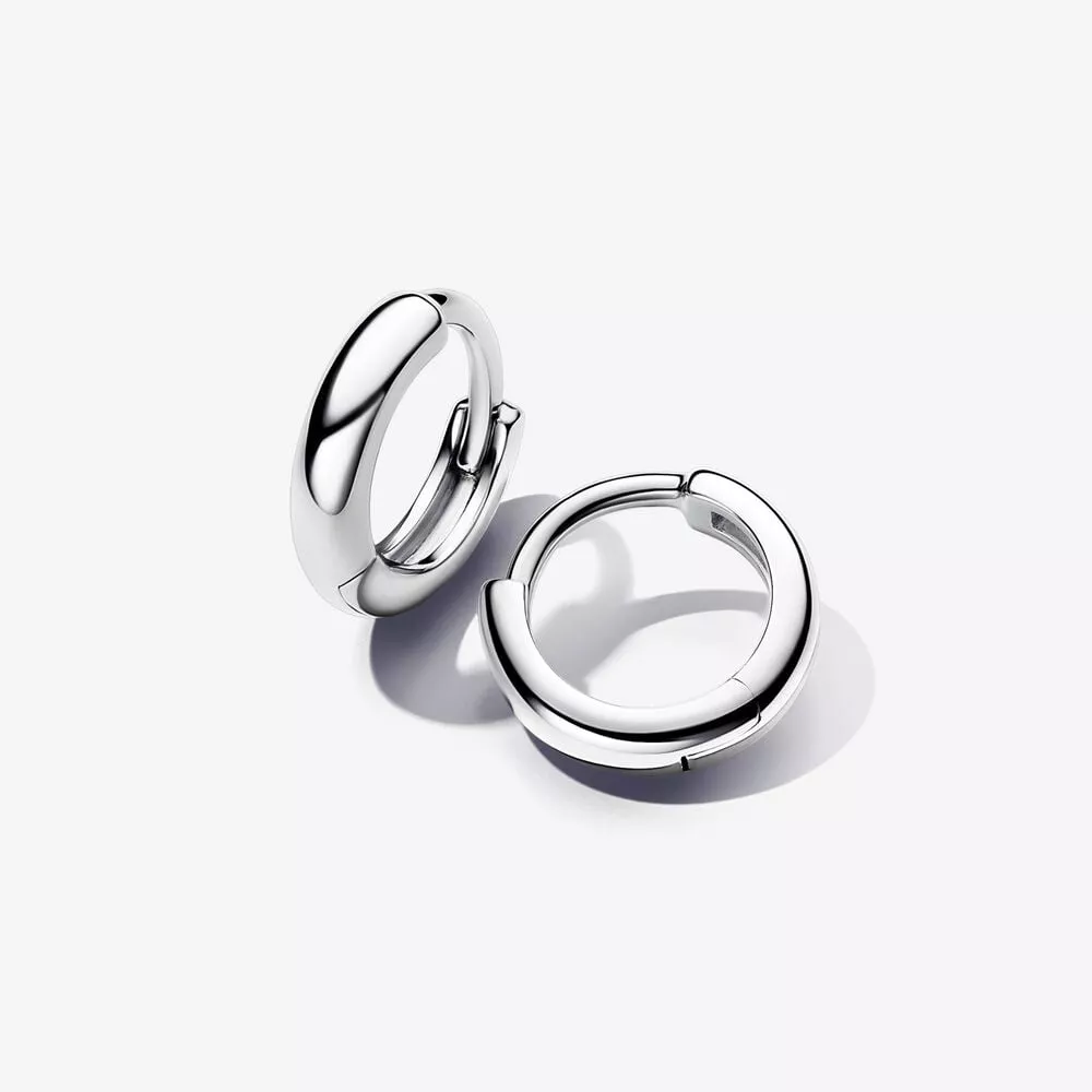pandora ronde huggie oorringen 293286c00