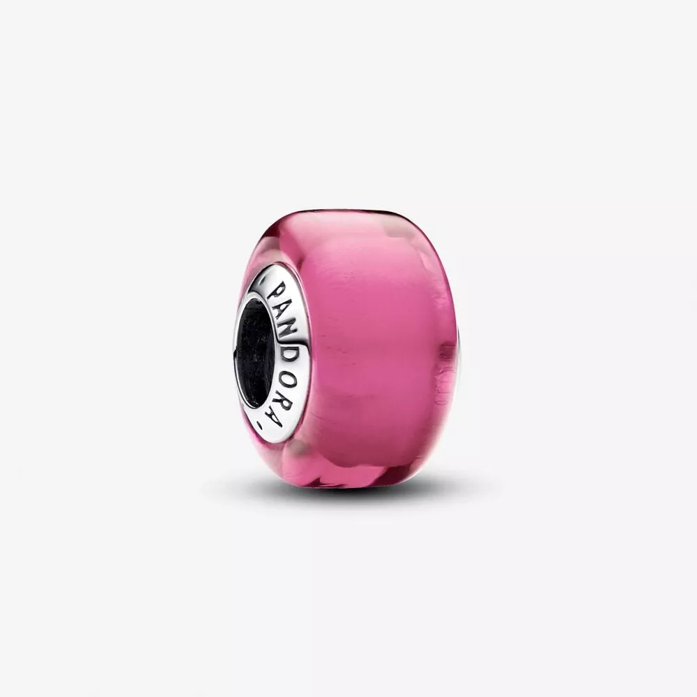 pandora roze minibedel van muranoglas 793107c00