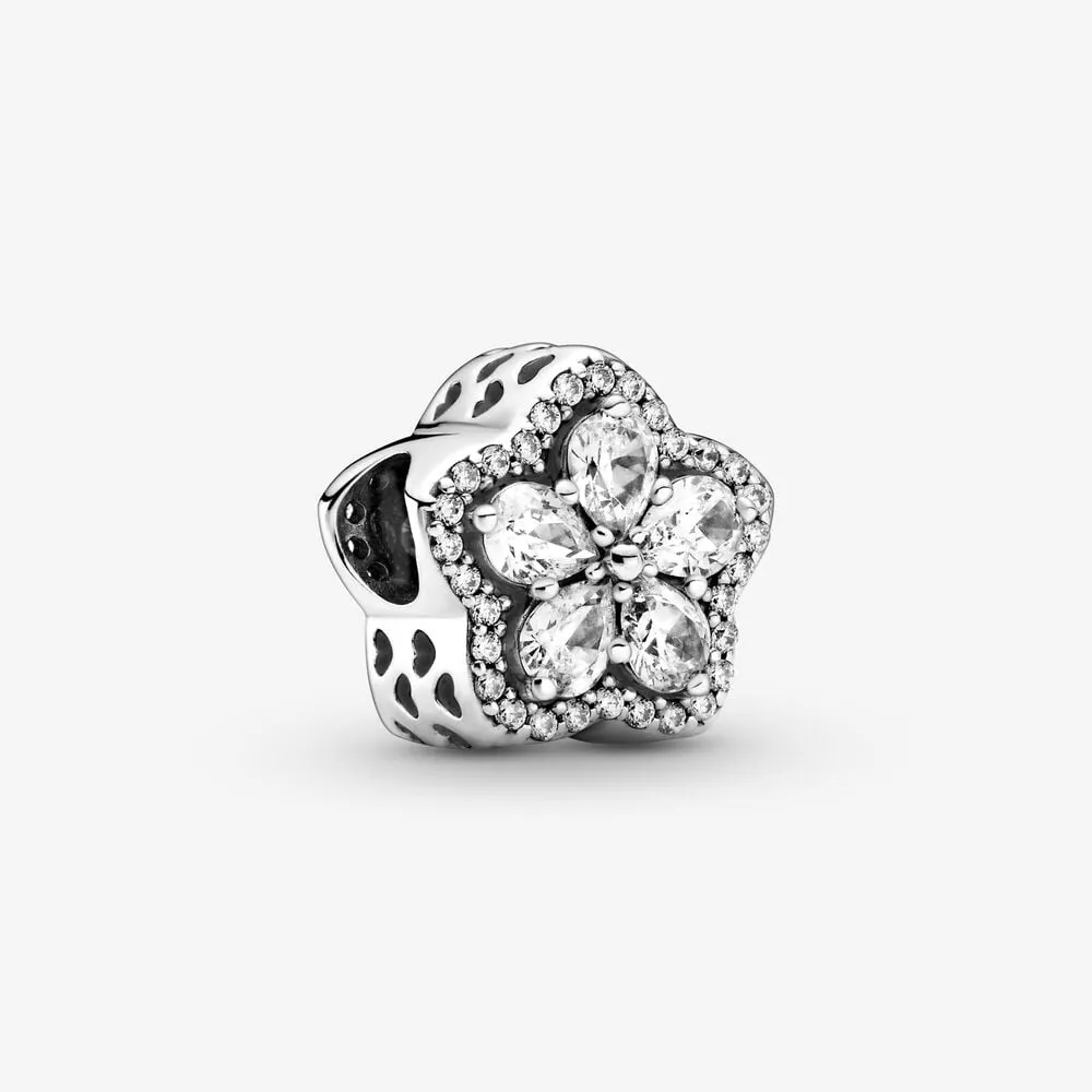 pandora sparkling snowflake pavé charm 799224c01