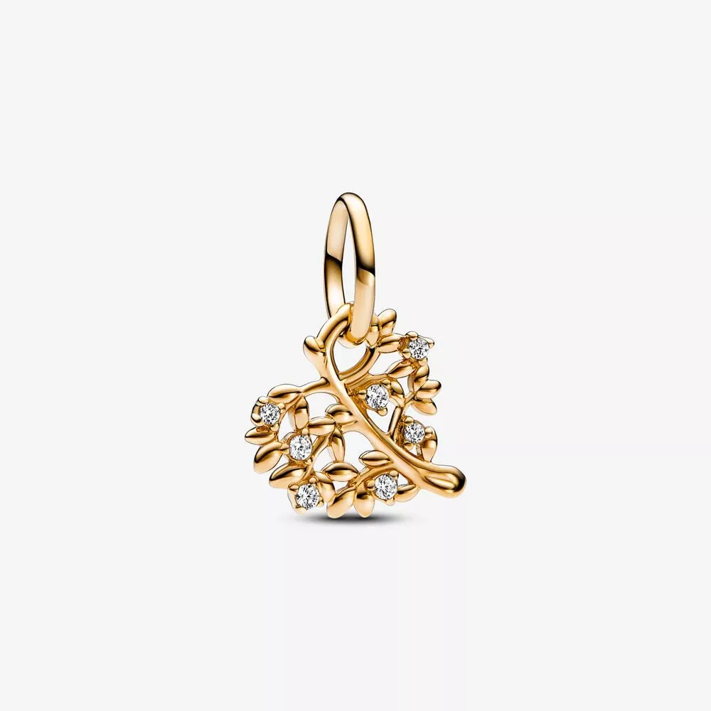 pandora sprankelende hart en stamboom hangende bedel 752604c01