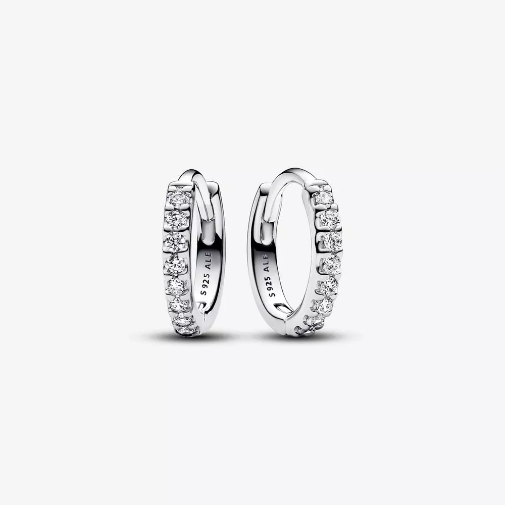pandora sprankelende huggie oorringen 293015c01