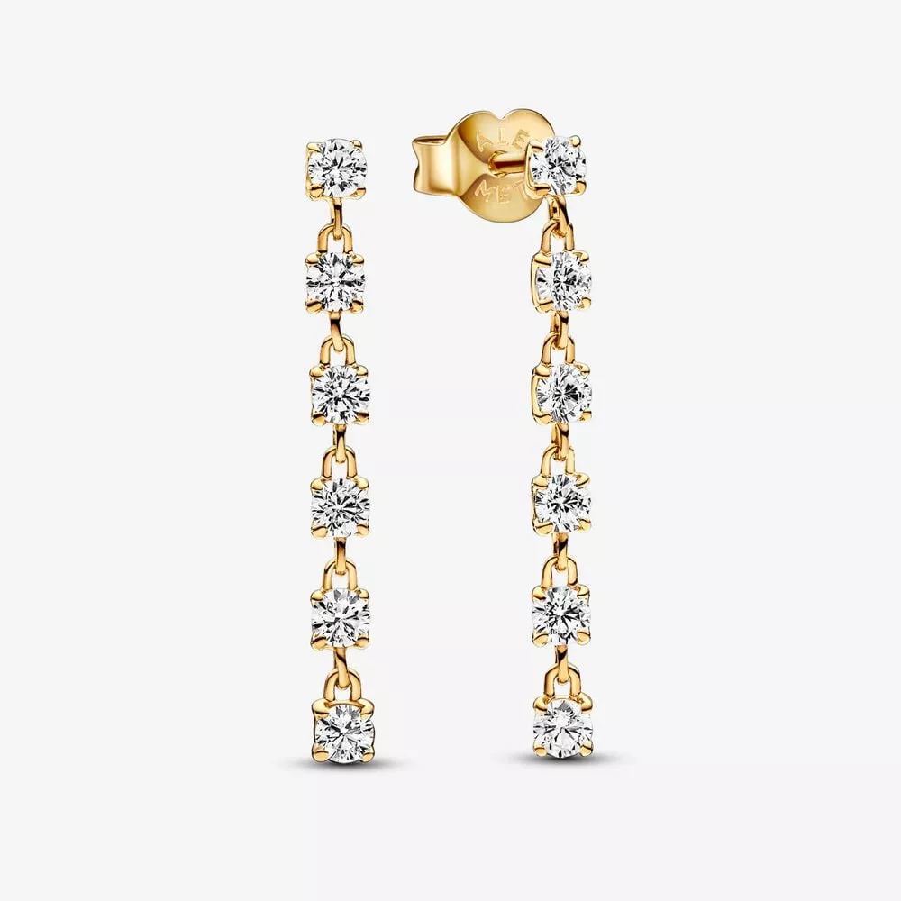 pandora sprankelende stenen oorhangers 263011c01