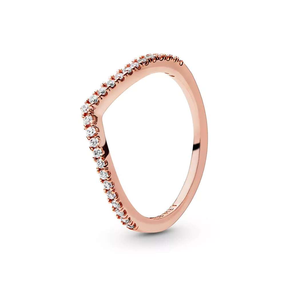 pandora sprankelende wishbone ring 186316cz