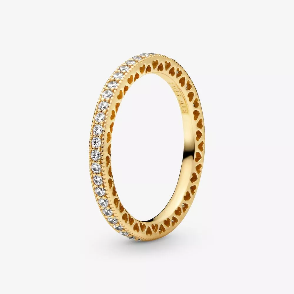 pandora sprankeling harten ring 168655c01