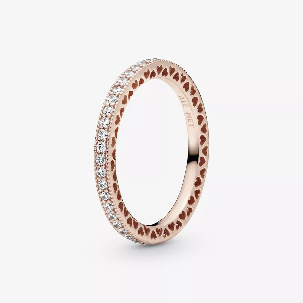 pandora sprankeling harten ring 180963cz