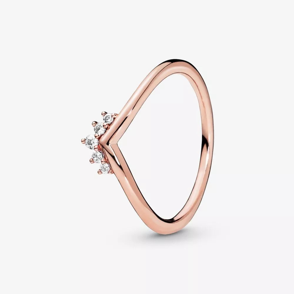 pandora tiara wishbone ring 188282cz