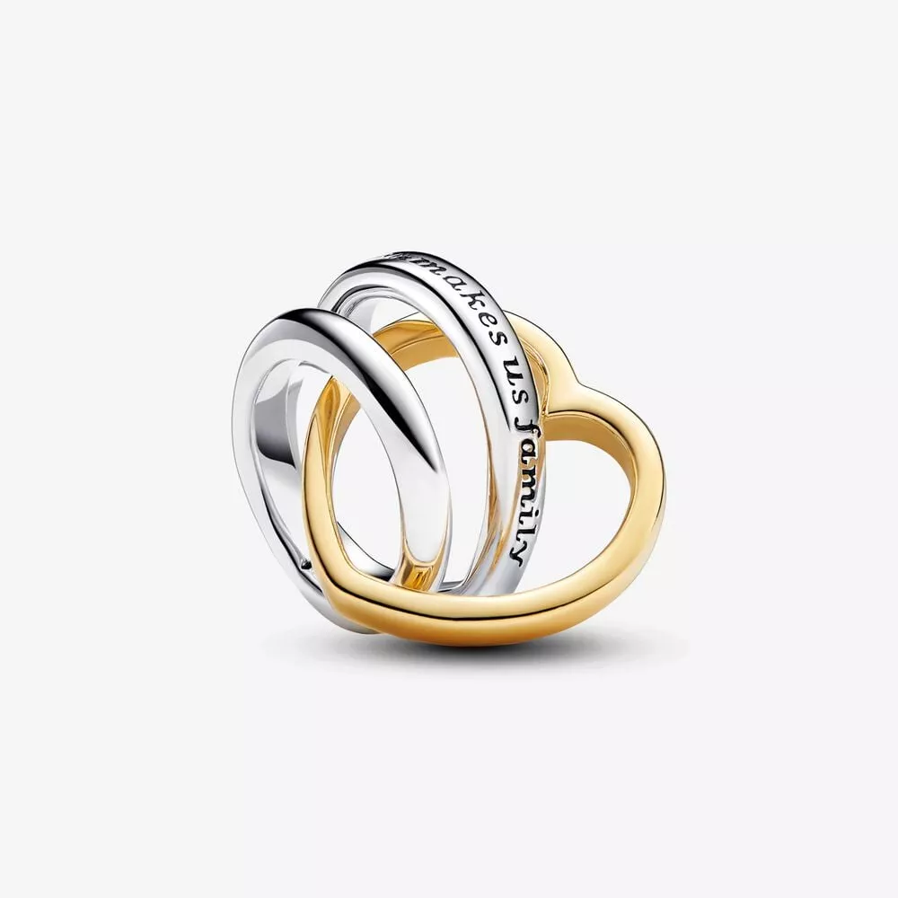 pandora tweekleurige stepmum verstrengelde harten bedel 763244c00