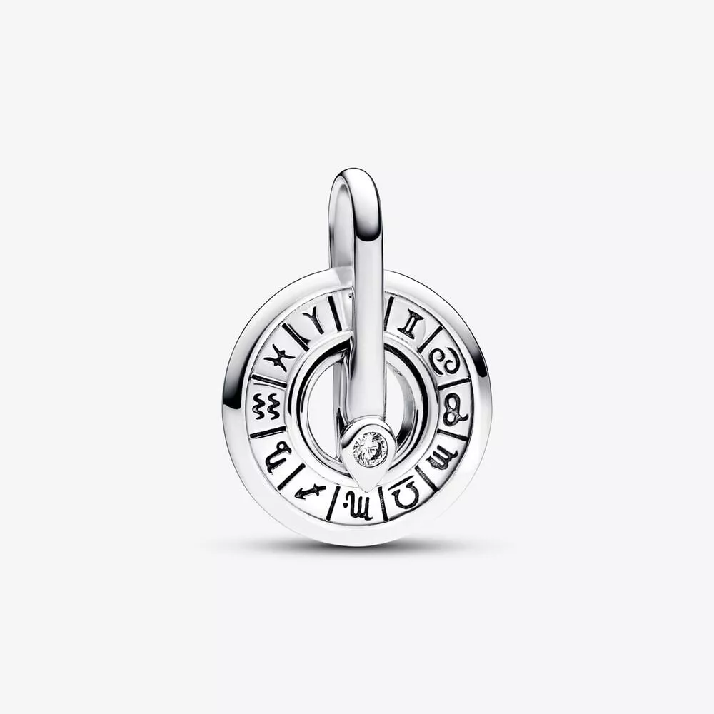 pandora zodiac wheel medaillon bedel 793038c01