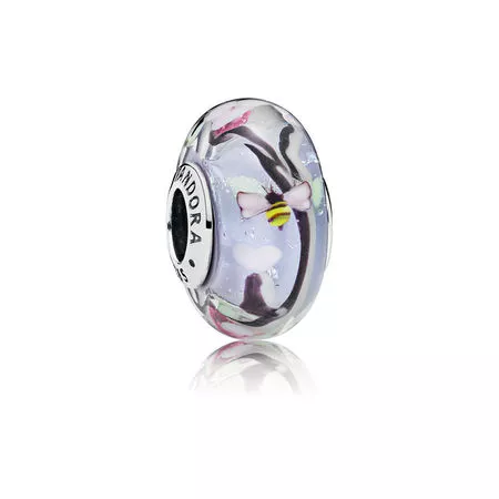 (afbeelding voor) PANDORA Enchanted Garden Glass Bedel 797014