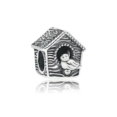 (afbeelding voor) PANDORA Spring Bird House Bedel - 797045
