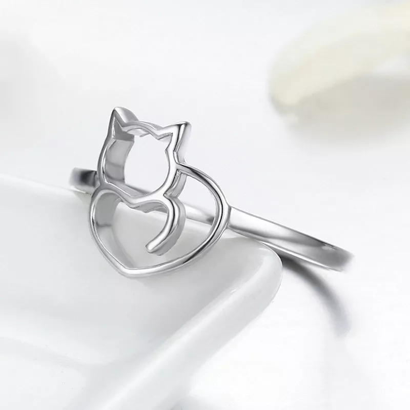 (afbeelding voor) Pandora Style Stoute Kitten Ring - SCR104 - Bekijken 2