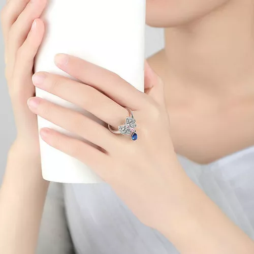 (afbeelding voor) Pandora Style vlinder verwijderbaar Ring - SCR014 - Bekijken 2